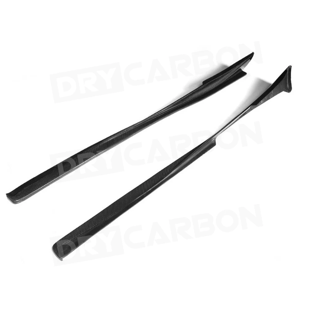 for Lexus IS250 IS350 F Sport 2013-2020 Carbon Fiber Side Skirts Rocker Panels Body Kits Spoiler Car Styling Accessories FRP view 2