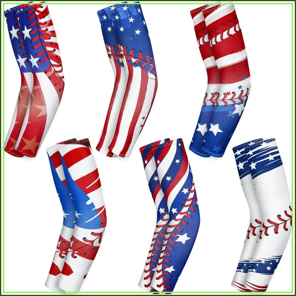 Youth Baseball Basketball Arm Sleeves 6 Pairs