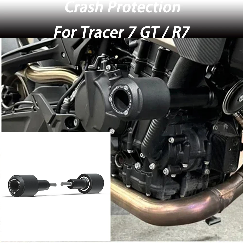 Frame Sliders Crash Protector Motorcycle Accessories Falling Protection Pad For Yamaha Tracer 7 GT 2021-2024 and R7 2022-2024