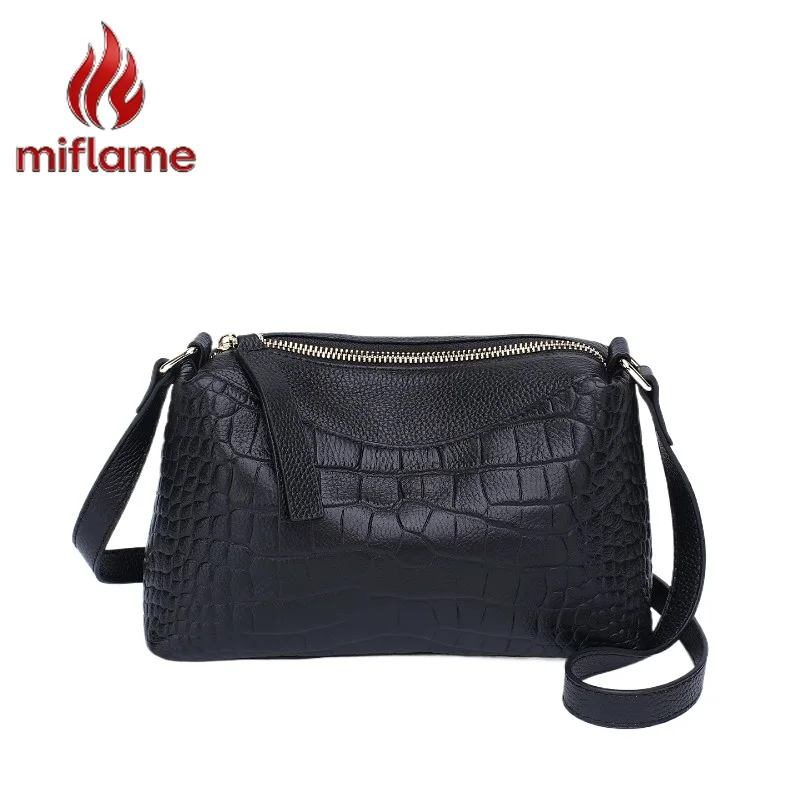 

Genuine Leather Crossbody Bag for Women Crinkled Texture Summer Shoulder Bag Fashion Casual Small Purse