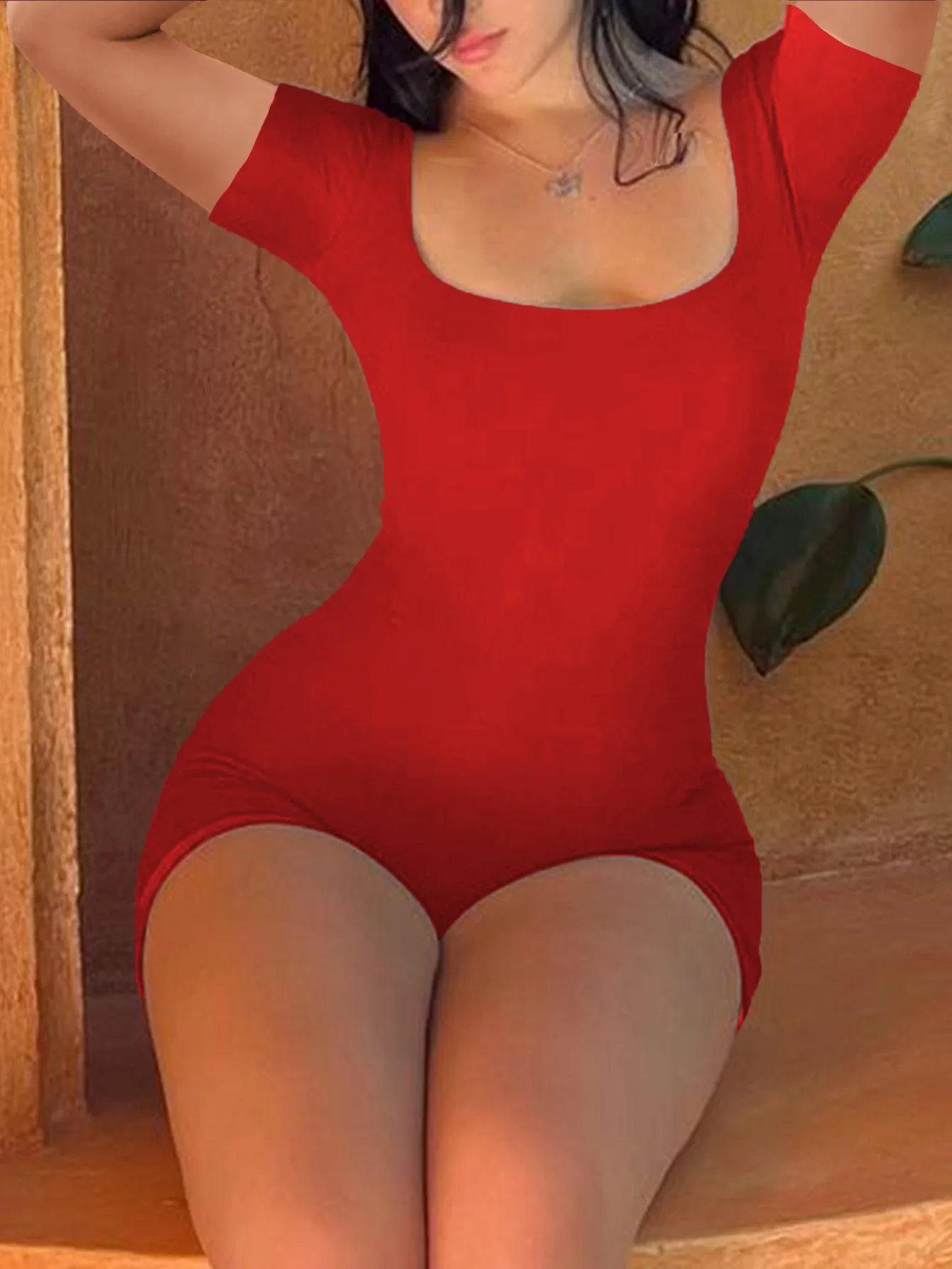 اليوغا سليم صالح السراويل قصيرة الأكمام بذلة الملابس النسائية