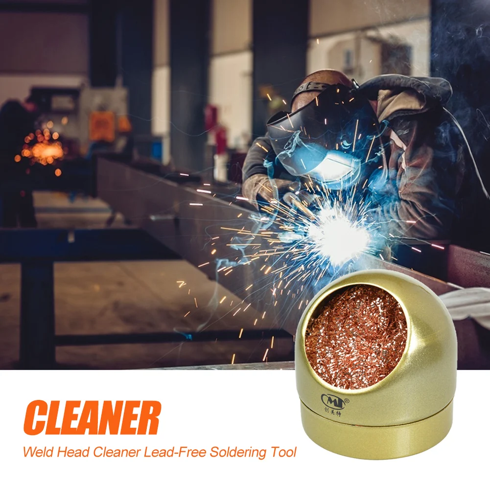 

Очиститель жала паяльника: латунный шарик для удаления олова, портативное устройство для чистки