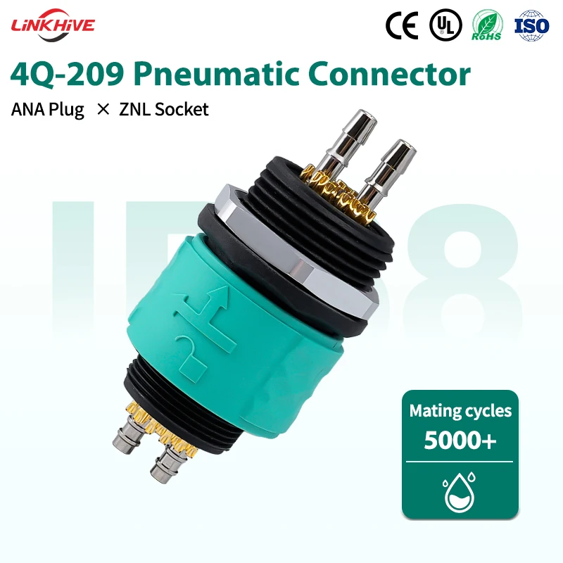 OEM Design M25 2+16Pin IP68 Max Waterproof Pneumatic Connectors Bayonet Connector for Aviation Medical Industrial Equipment