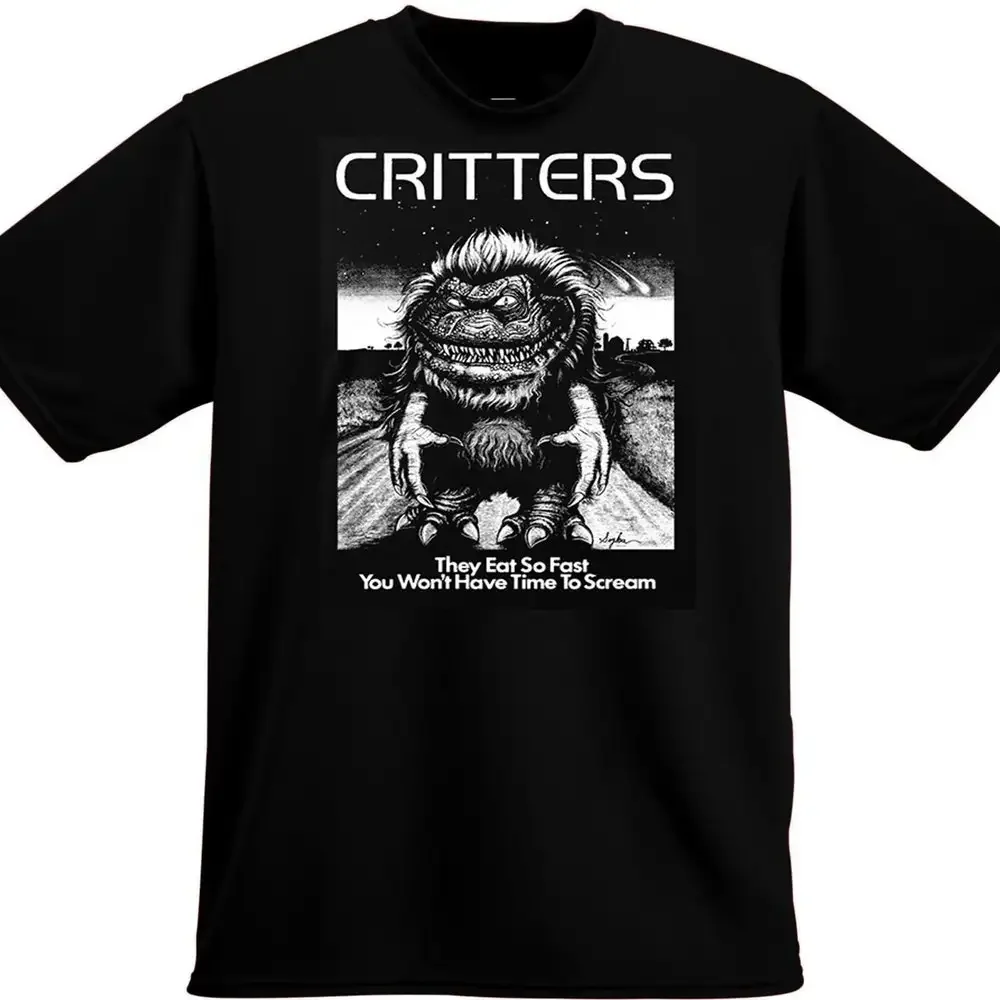 Critters They Eat So Fast You Wont Have Time To Scream 1986 Horror Shirt