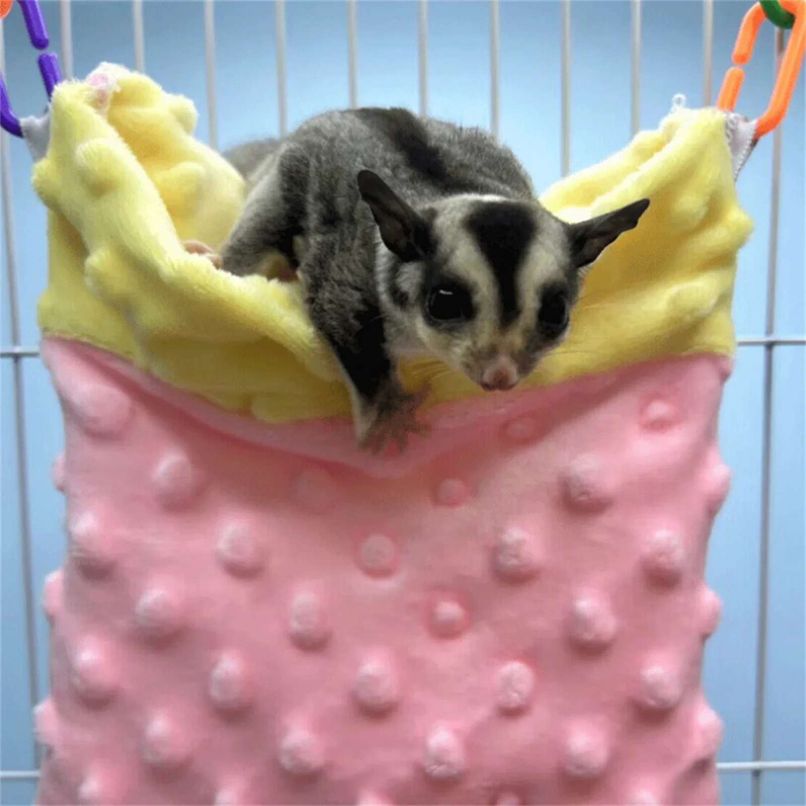 Convenient Warm Hamster Sleeping Bag Hanging Hammock Sugar Glider Bed House Cushion Hideout Velvet Small Pet Accessories