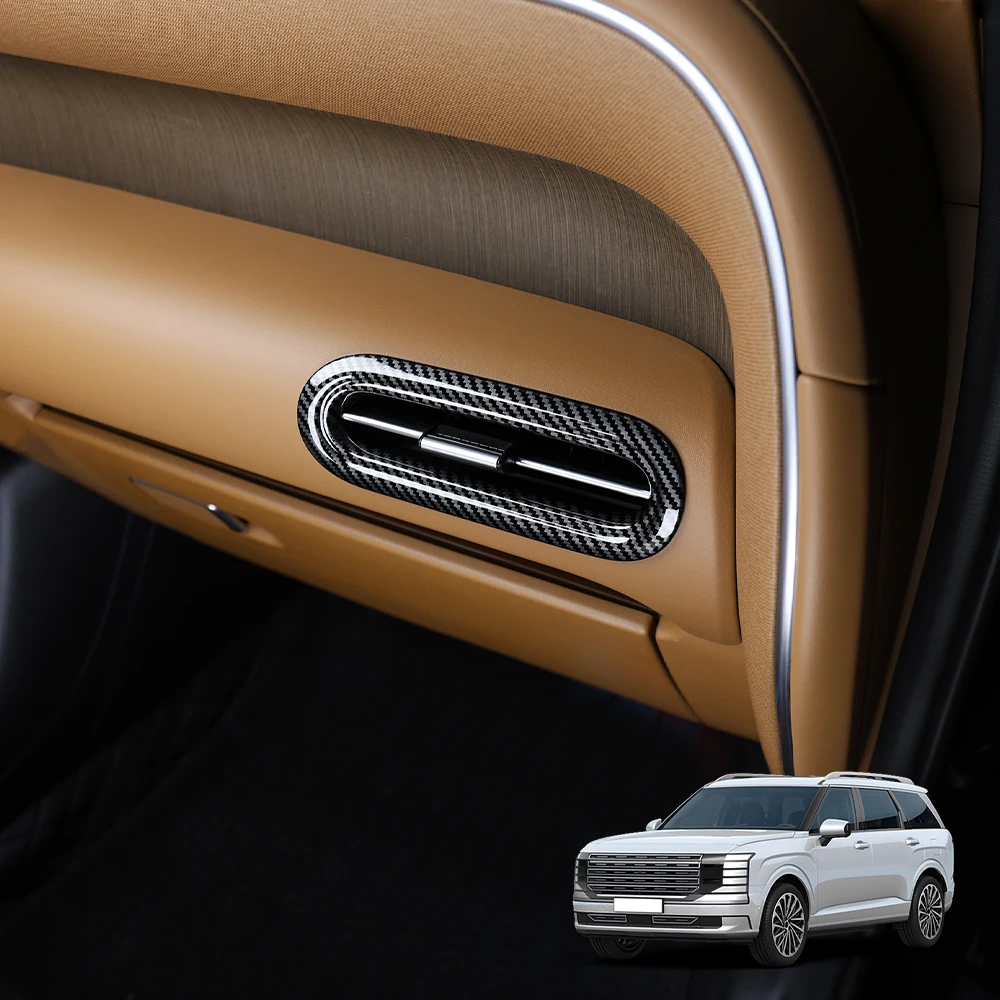 

For Hyundai Palisade LX3 2025 2026 Car Dashboard Front Both Side Air Vent Outlet Cover Stripe Trim Interior Mouldings LHD