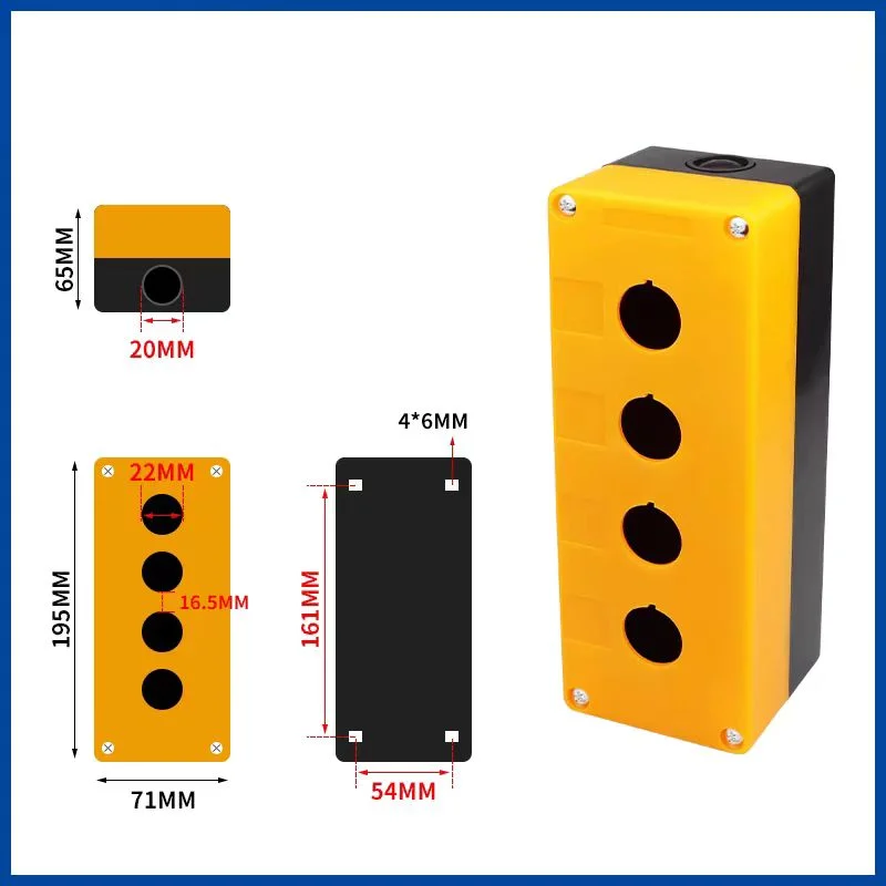 Variant: 4 Hole Yellow