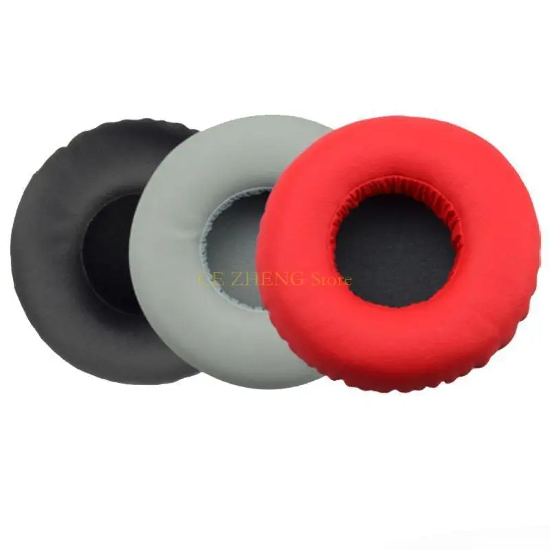 E56B 1Pair 교체 가죽 이어 패드 메모리 폼 이어 쿠션 MDR-XB450AP AB XB550 XB650 XB400 헤드폰 헤드셋