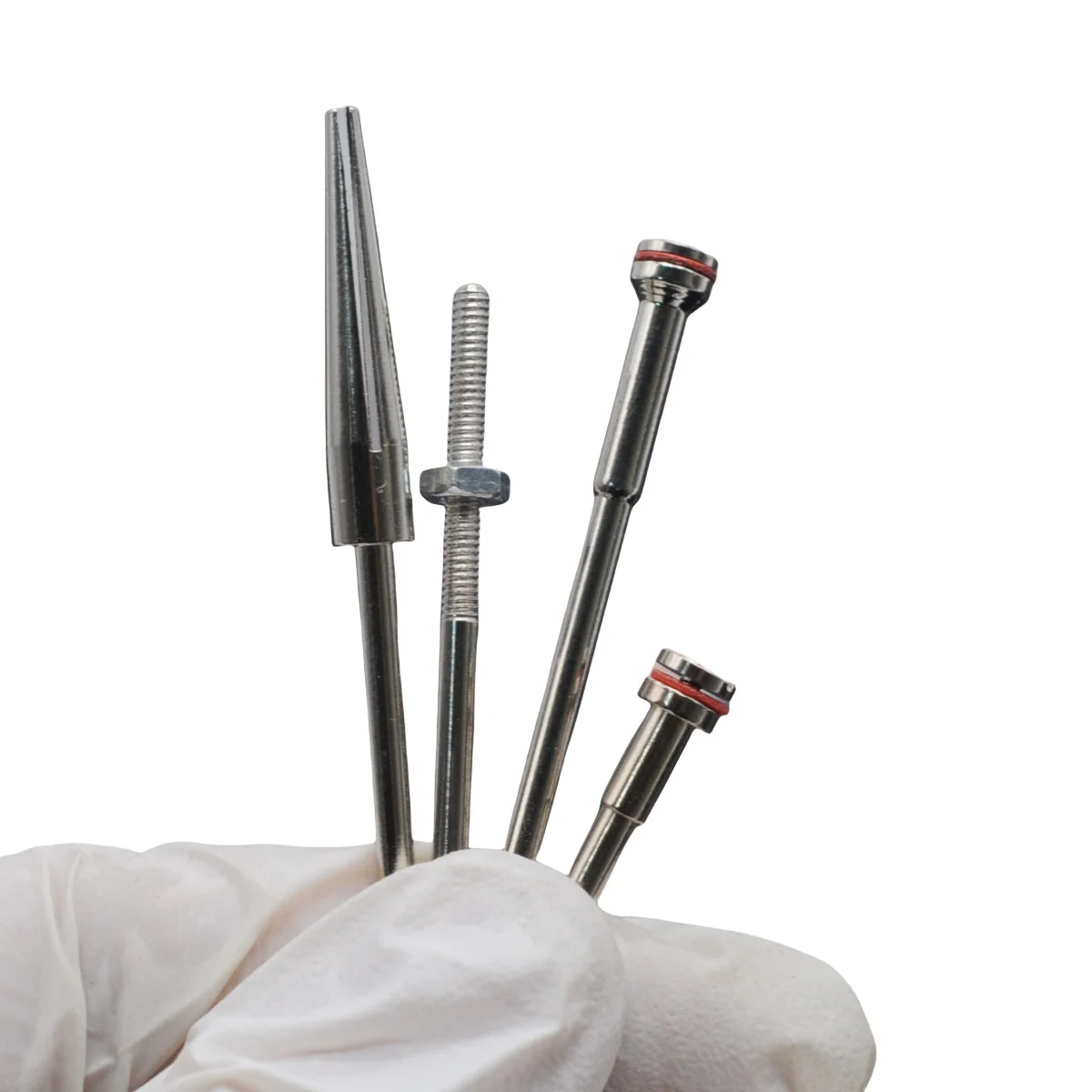 

20Pcs Dental Holding Needle Polished Shaft Dental Polishing Shank Mandrel For Polishing Wheels Machine Cutting ﻿