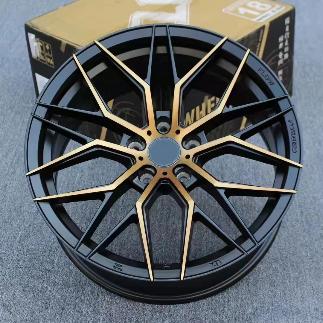 racing 17 inch wheels 5x114.3 custom forged alloy passenger car wheels Matte black replica Casting rims for rolls royce rims