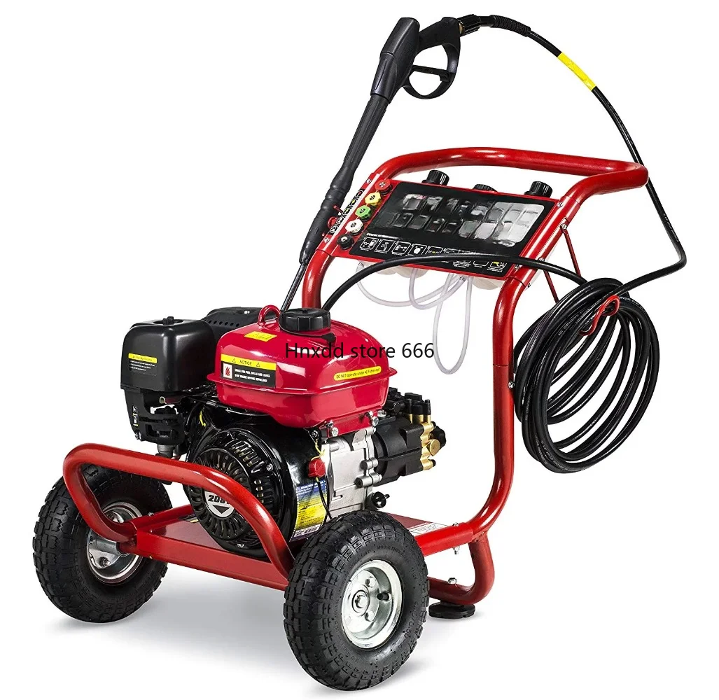 3200PSI 2.6GPM Gas Pressure Washer for Vehicles and Outdoor 208cc OHV 4-stroke Engine Cleaning Maintenance-free Heavy-duty Pump