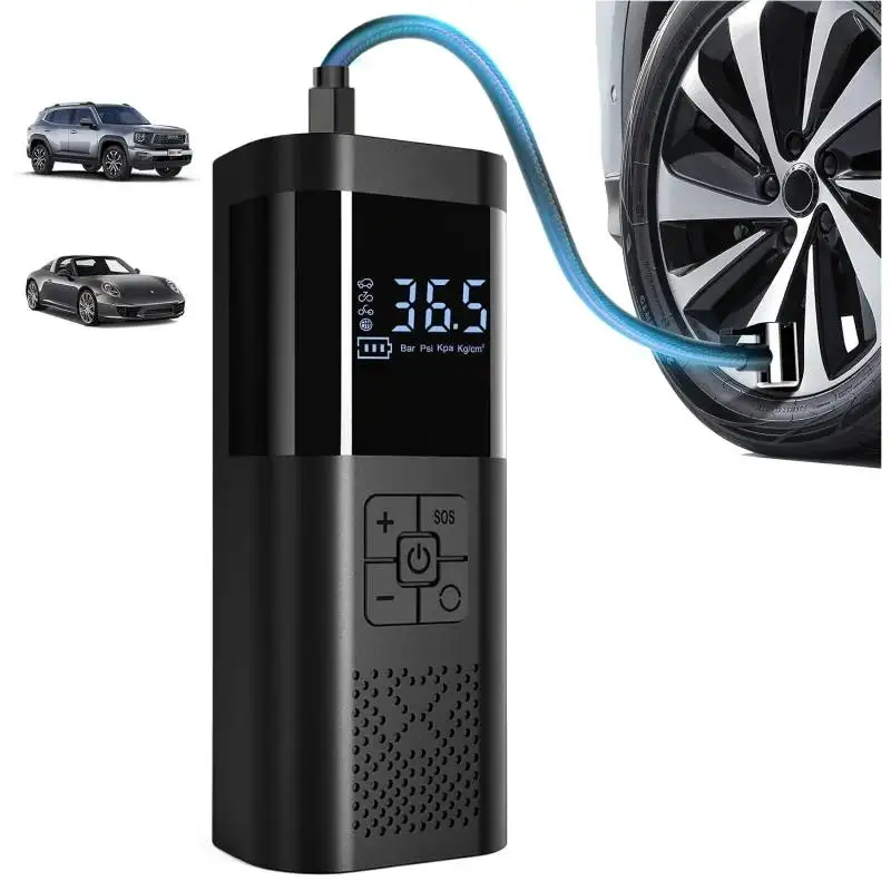 AliExpress Car wireless inflator portable car auto inflator small sedan tire inflator motorcycle bicycle basketball inflator carryable