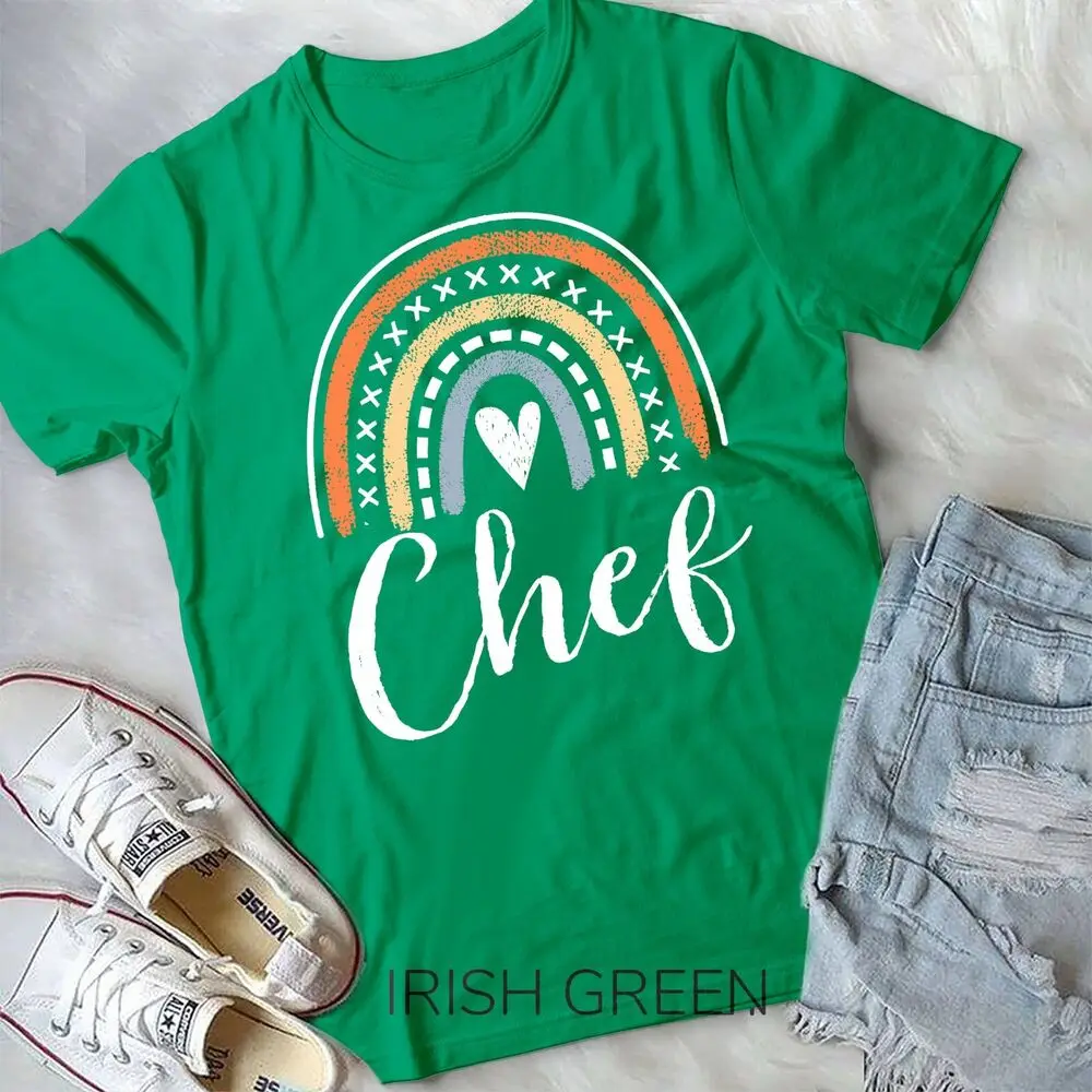 Chef Gifts For Women Funny Rainbow Cook Cooking Unisex T-shirt