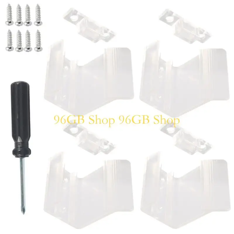 

96GB Clear Sliding Mirror Door Latches Corrosion Resistant Latches for Campers Motorhome