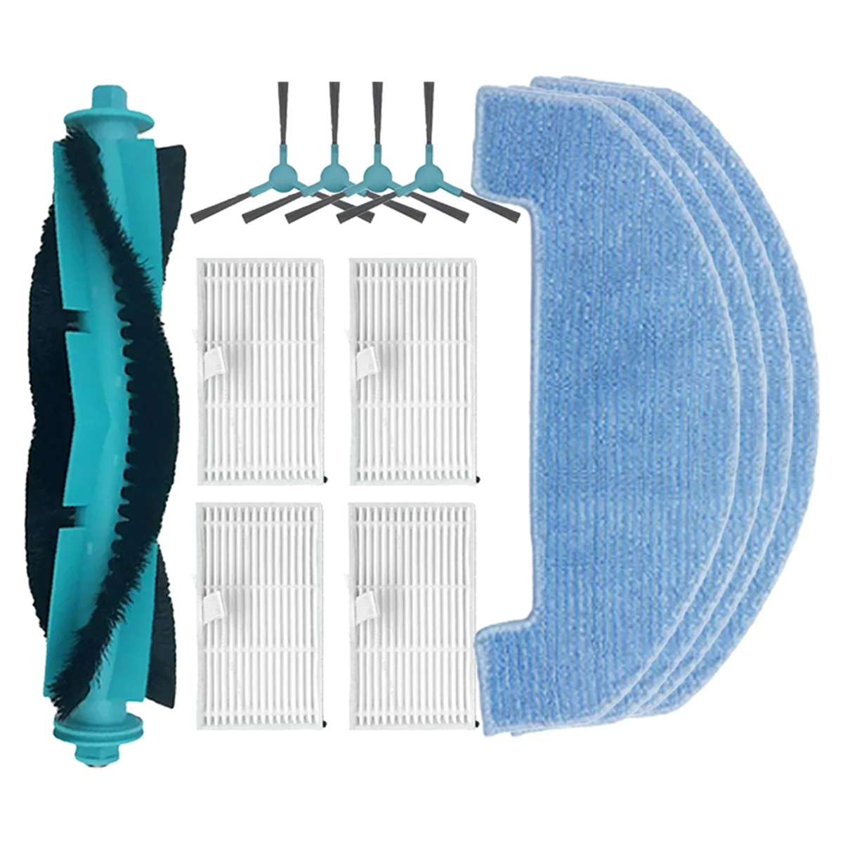 掃除機交換ロボット,メインブラシ,Hepaフィルター,モップパッド,スペアパーツ,アクセサリー,ultenic d10