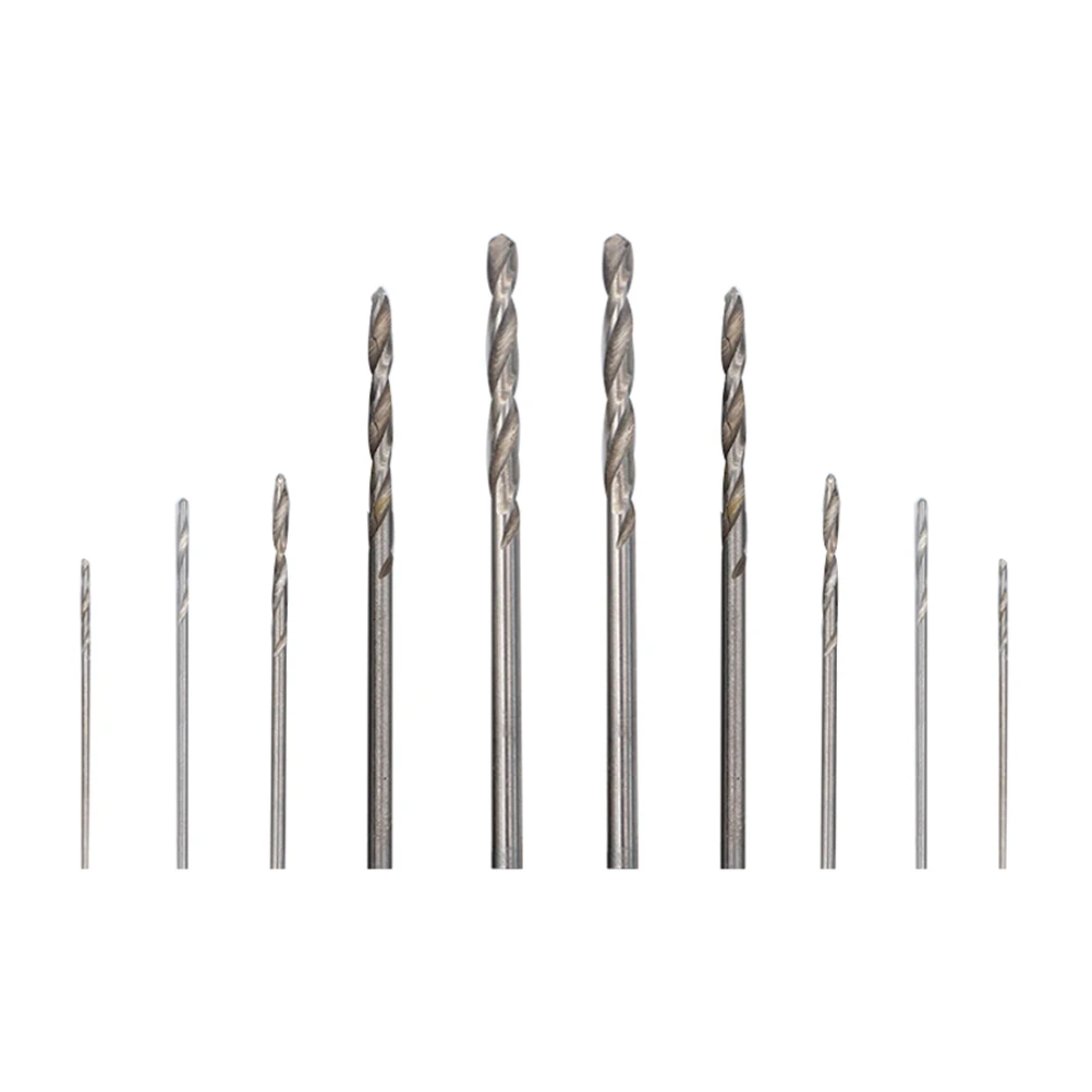 50 Pcs High Speed Steel Drill Bit Aluminum Bits Metal Set Wood Precision Long Lasting