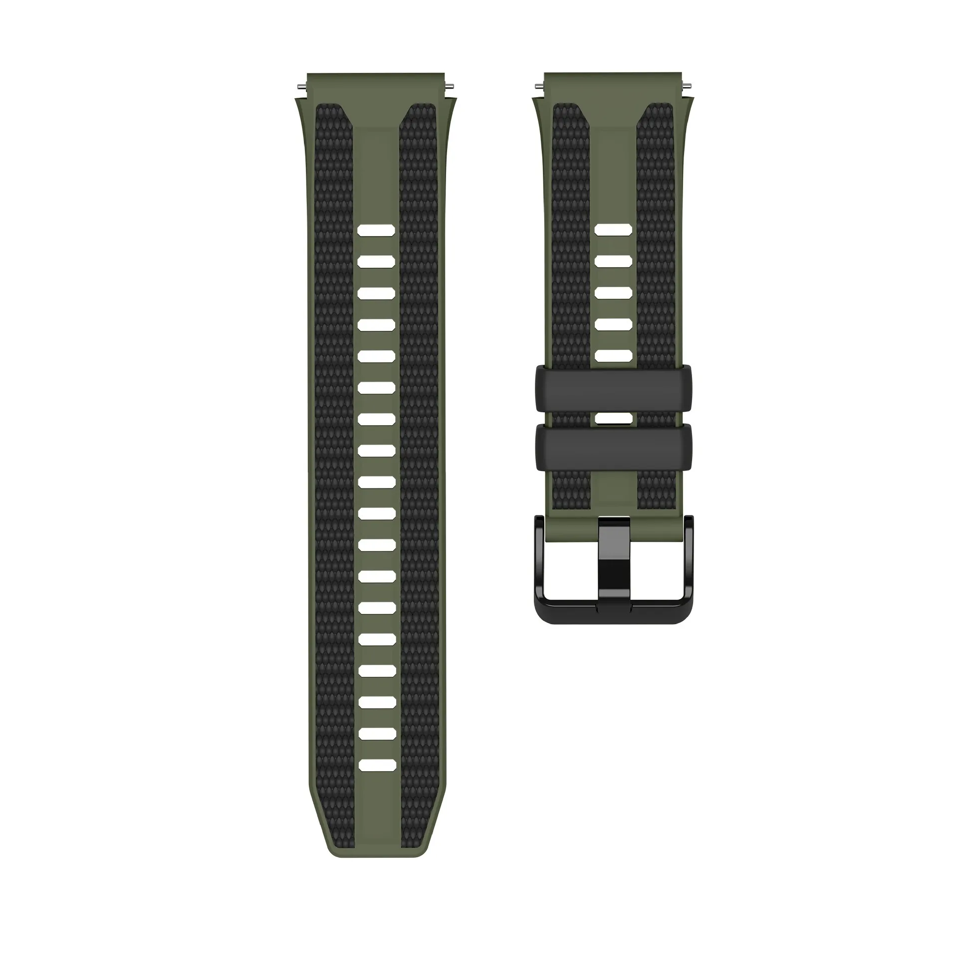22mm Silicone Strap For Redmi Watch 5 Lite/5 Active  Two-color Sports Wristband Xiaomi Watch S5-4-3-2-1/Amazfit Bip Max-6-5 Belt
