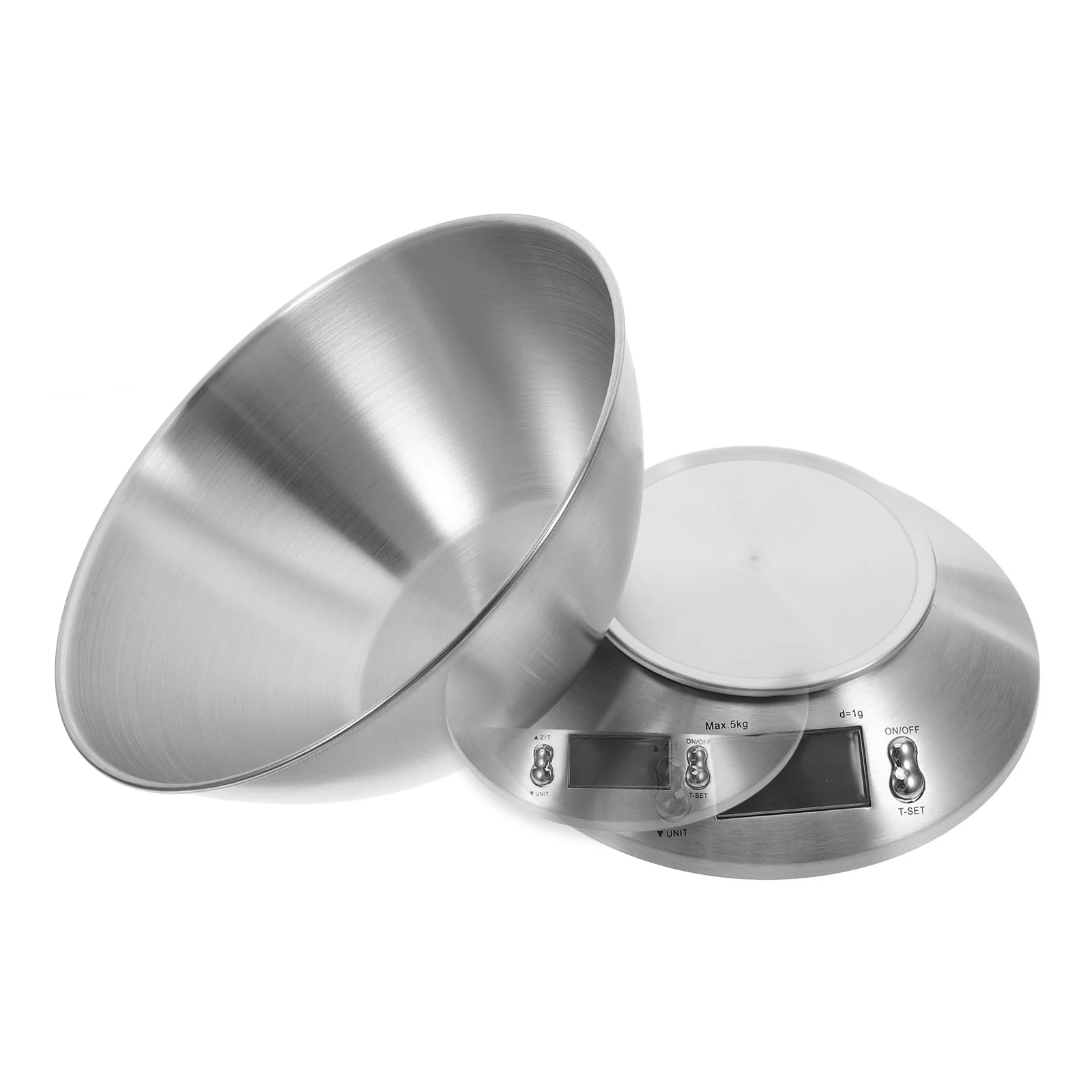 

1 set 1 Set Digital Food Stainless Steel Kitchen Weighing Machine High Precision Baking Scales For Home Commercial Use Small