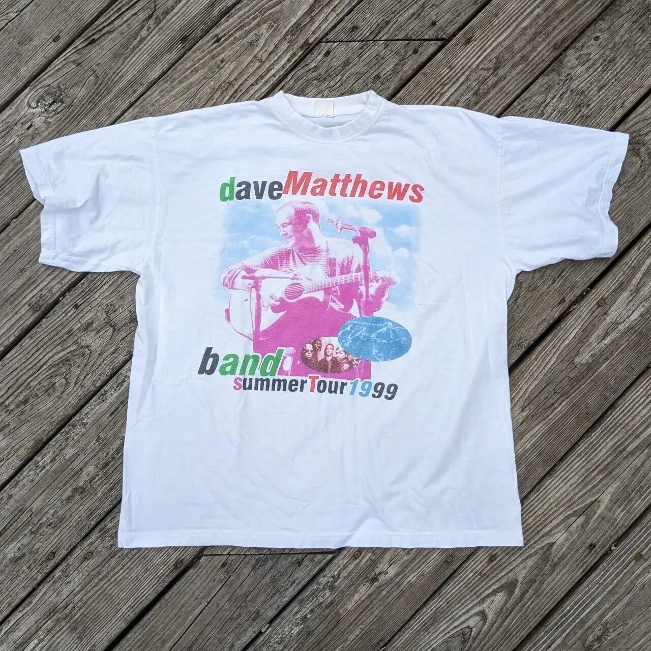 VTG 1999 DAVE MATTHEWS BAND SUMMER Tour Shirt Classic White Unisex S-5XL NE1906