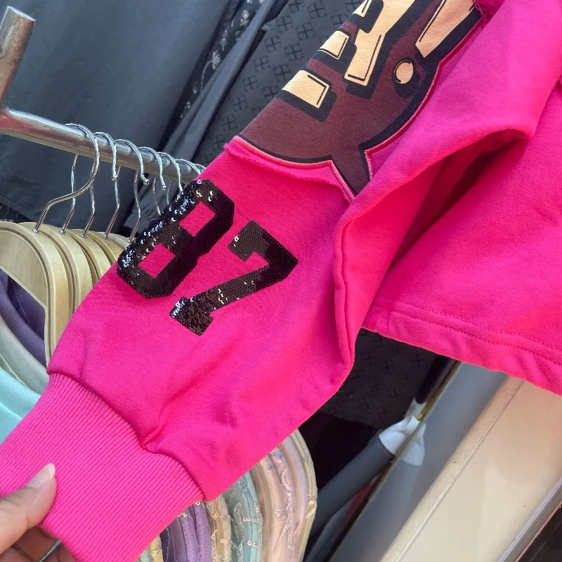 2025 Autumn New Korean Style Loose Slimming Versatile Baseball Jacket Women's Unique Design Long Sleeves Zipper Coat Jaquetas