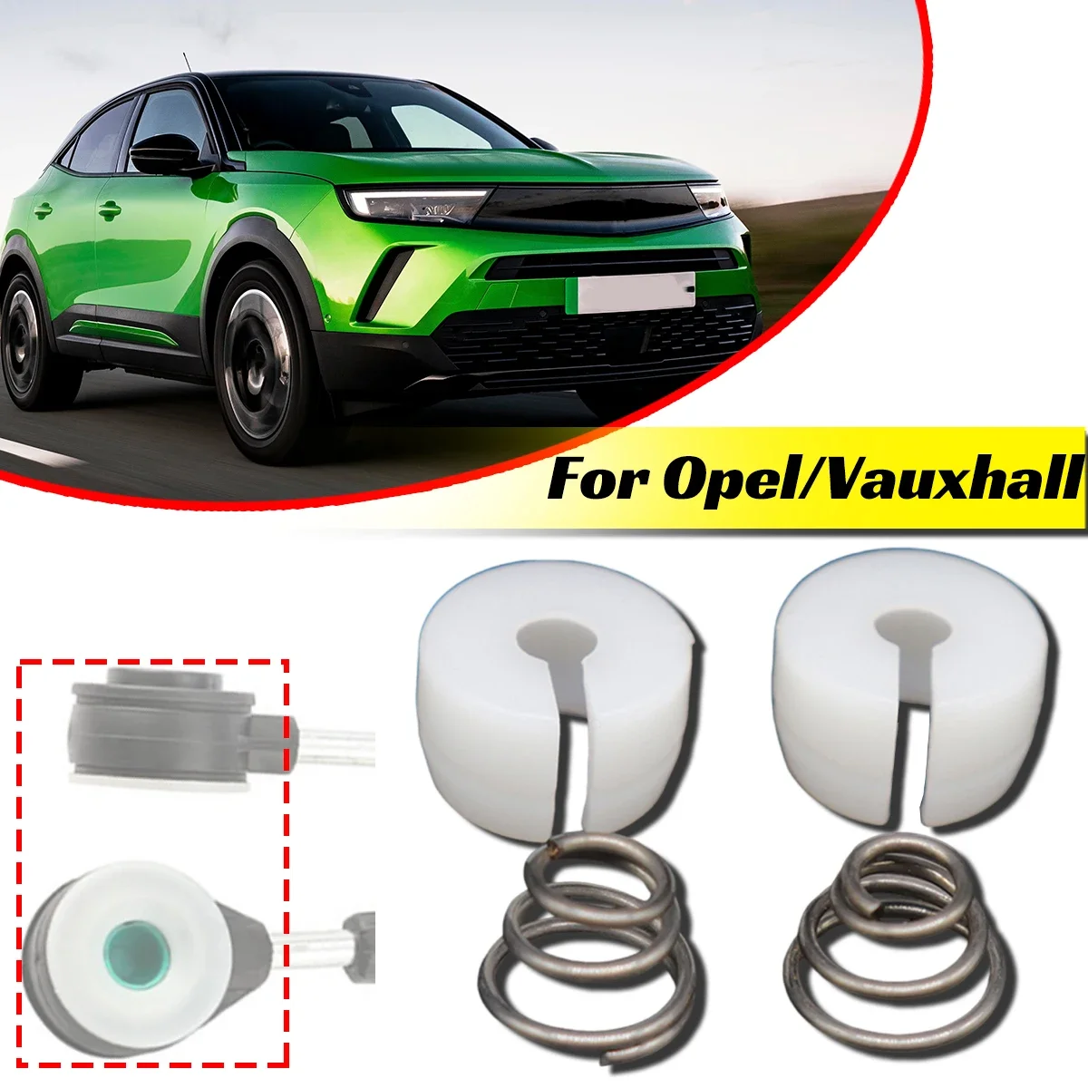 

Manual Gear Cable Bushing End Shifter Lever Clip Spring Kit for Opel Vauxhall Mokka Astra Zafira Insignia Cascada Cabrio Antara