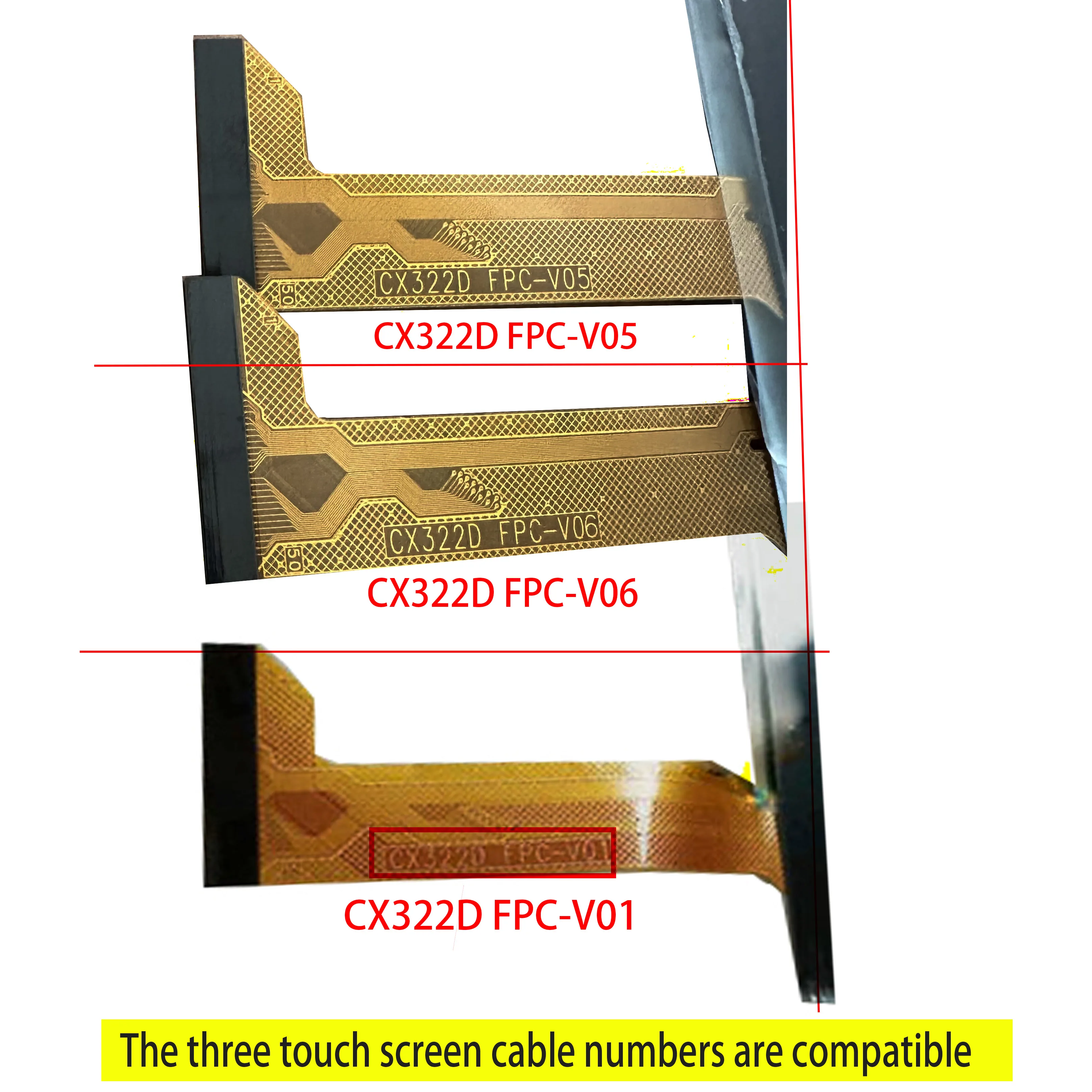 New 10.1 Inch CX322D FPC-V01 V05 V06 Tablet Touch Screen Digitizer Capacitive Panel Glass Lens Replacement Phablet Multitouch