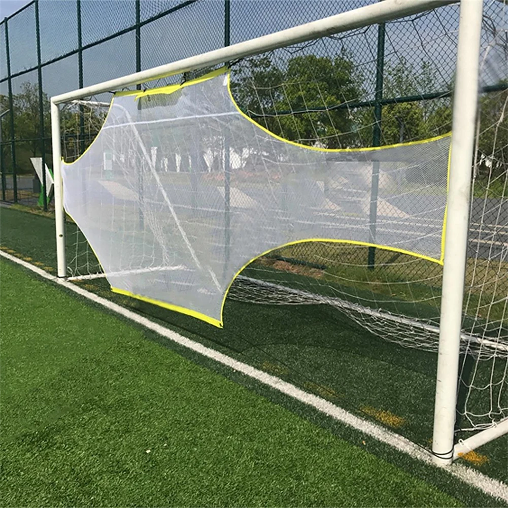 5/7 Person Goalshot Soccer Goal Target Training Aid Soccer Practice Shooting Goal Net Soccer Field Net for Scoring and Finishing