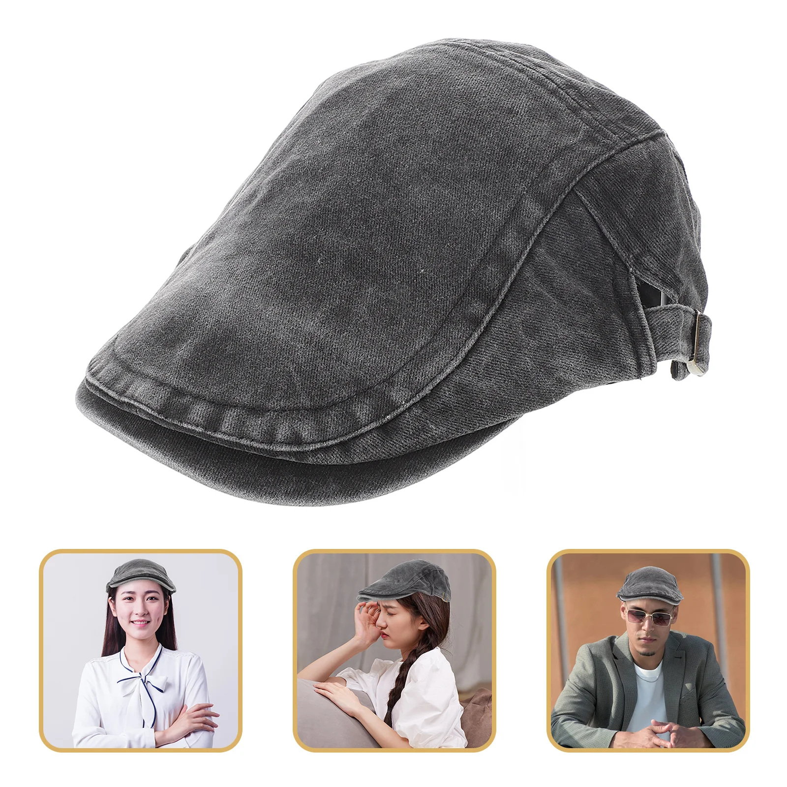 

Beret Hat Lightweight Vintage News Boy Cap Unisex Flat Cap for Everyday Wear Party Driving Stylish British Design