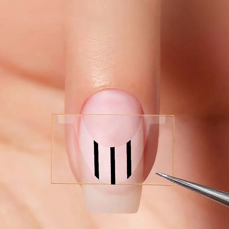 Formy do paznokci French Manicure, naklejki na końcówki, prowadnice do frędzli, naklejki DIY z falistymi liniami, prowadnice do zdobienia paznokci, naklejki, szablony, narzędzia do paznokci