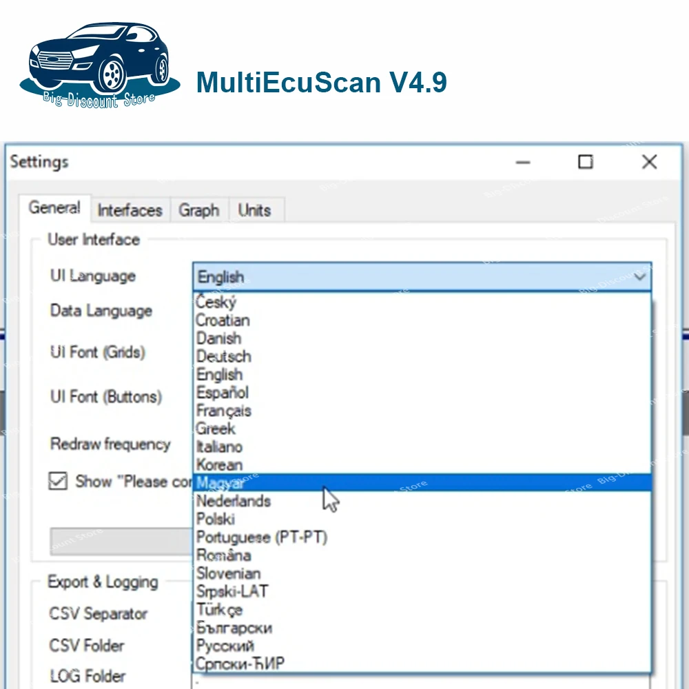 2024 New Multiecuscan V4.9 For Ch-rysler/Do-dge/Je-ep/Fi-at Scanner Software 4.9 Work With ELM327 OBD II Diagnostic Tool