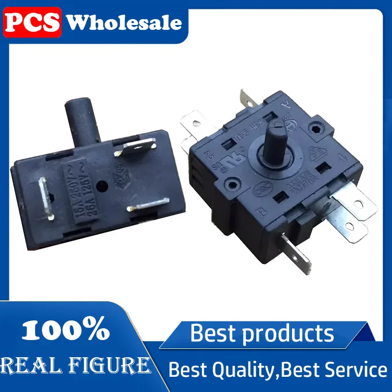 

original XK2 series select switch double knob electric hot pot 15A250V 6-pin 4-speed electric wok knob switch