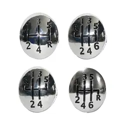 5/6 Speed Gear Shift Knob Lever Cover Electroplating Cover for Renault Clio Twingo Scenic Megane II 1996-2011