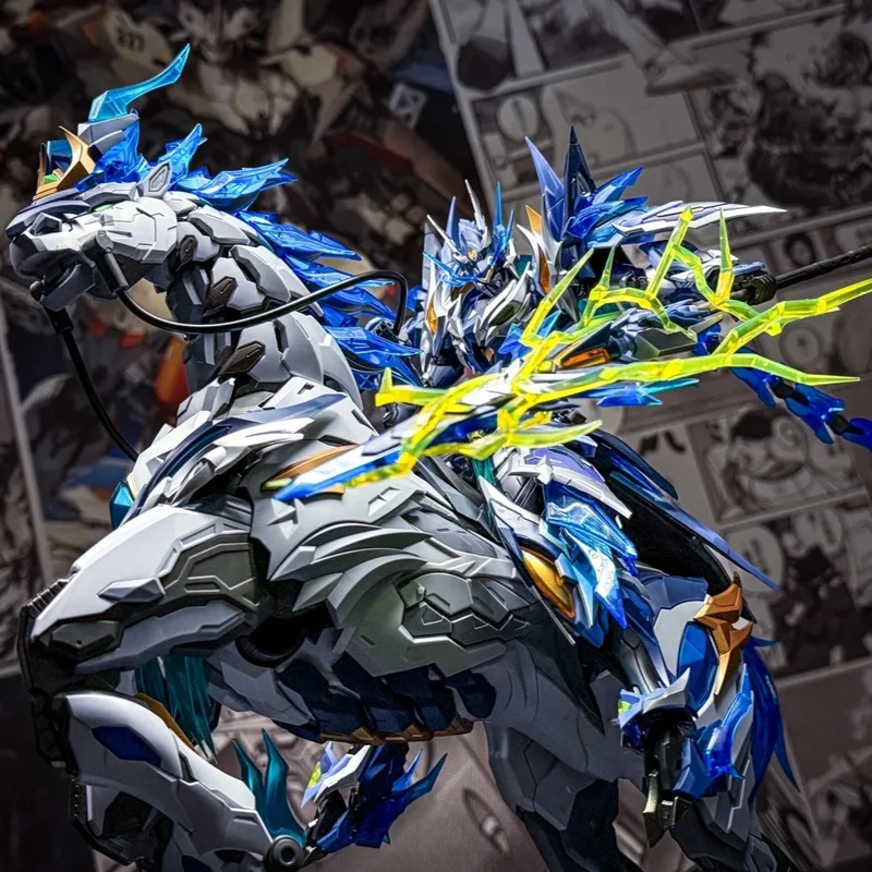 

In Stock MOTOR NUCLEAR MNP-XH05 ZHAOYUN Assembling Movable Model Toys Alloy Skeleton Mecha TIANYOUXING LONGDANHUJIANG With Horse