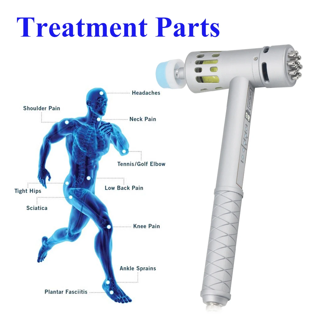 Shockwave Therapy Machine 11 Heads ED Treatment 3 in 1 Shock Wave Device Pain Relief Muscle Relaxation Massager