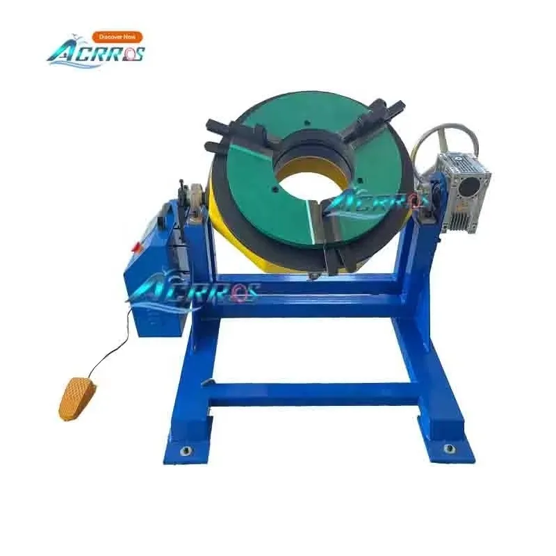 600 Kg Welding Pipe Positioner Cnc Welding Rotary Turntable