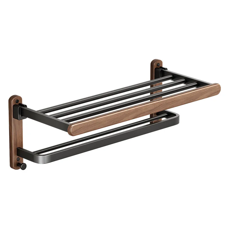 

Walnut towel rack, bathroom rack