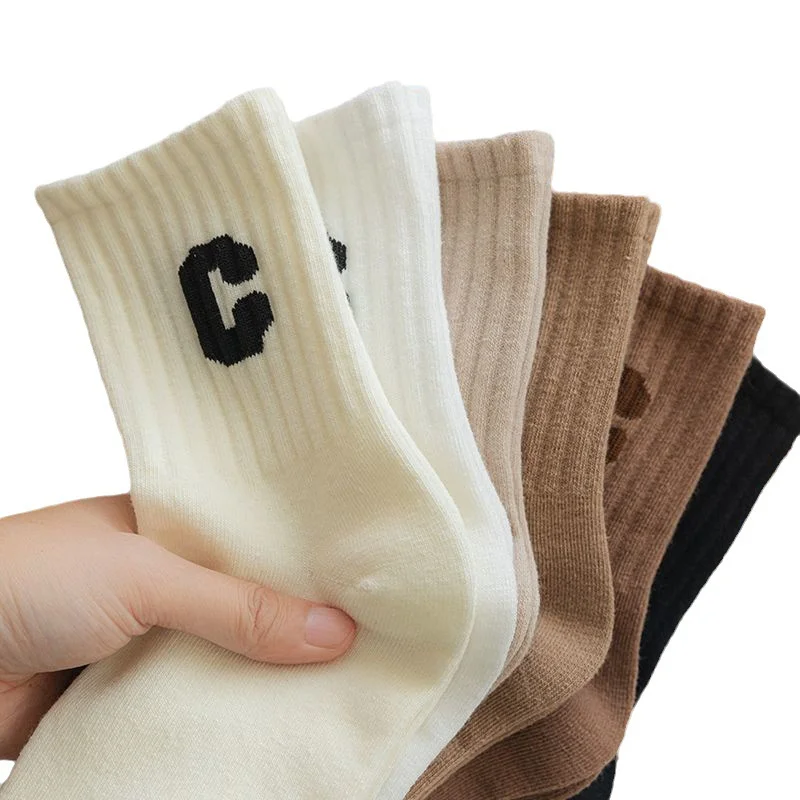 5 Pairs Woman Socks Cotton Short Good Quality Business Soft Loose Harajuku Diabetic Fluffy Thermal Socks Fashions EU 36-40