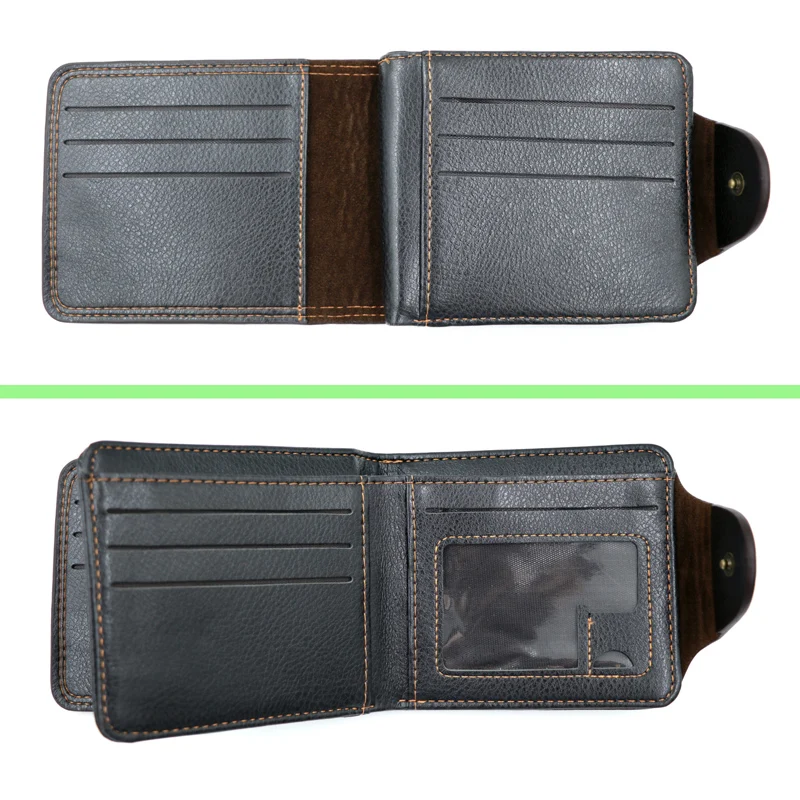 JoJo's Bizarre Adventure Herren-Geldbörsen, Kartenhalter, kurze Bifold-Geldtasche, Geschenk-Geldbörse – Detail 7