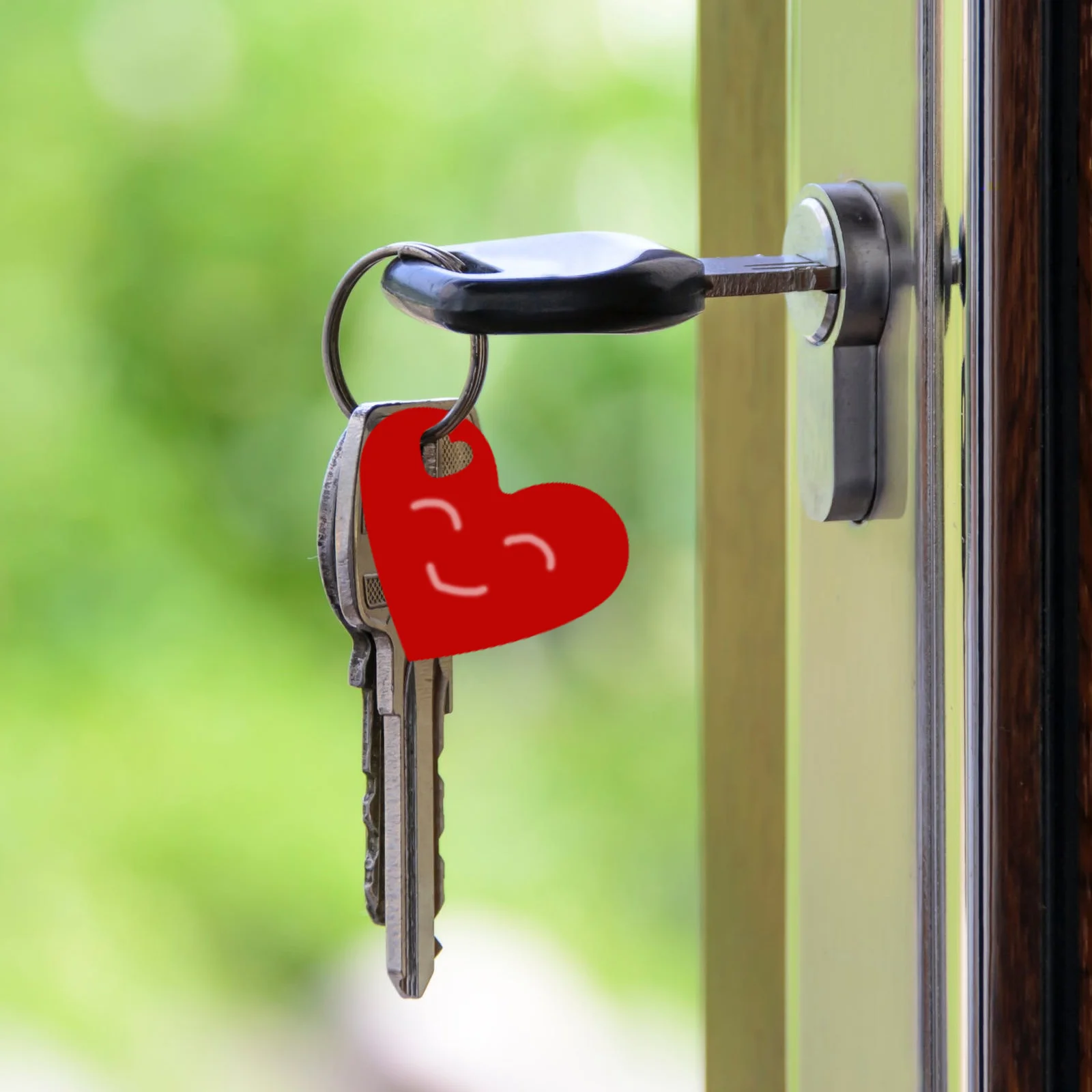 

3Pcs Heart Key Chain Molds Silicone DIY Pendant Making Supplies Keychain Craft Tools Lightweight Durable Heart Key Chain Mold