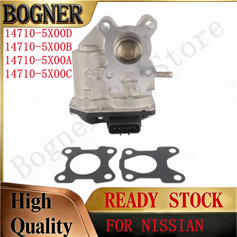 Válvula EGR nova 14710-5X00A 14710-5X00B 14710-5X00C 14710-5X00D serve para NISSAN CABSTAR FRONTIER NAVARA YD25 DCi