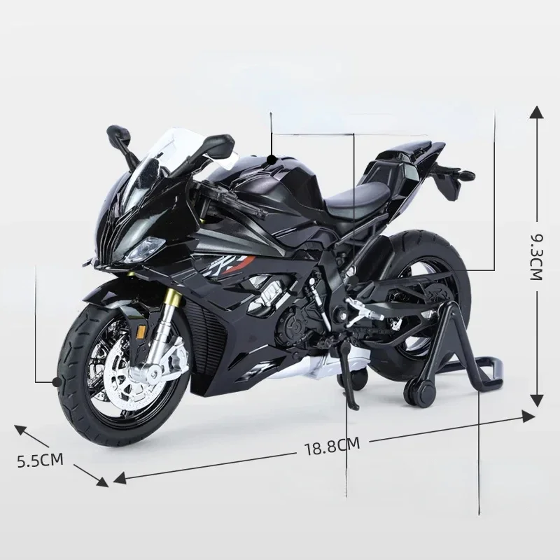 1:12 BMW RRS1000 โลหะผสมโลหะDiecastรถจักรยานยนต์คอลเลกชันงานอดิเรกจําลองRacingรุ่นSuper Sport Miniatureของขวัญ