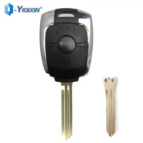쌍용 코란도 Kyron Actyon Rexton 스마트 컨트롤 2 버튼 원격 커버 Fob 케이스 교체 빈 블레이드 용 자동차 키 쉘