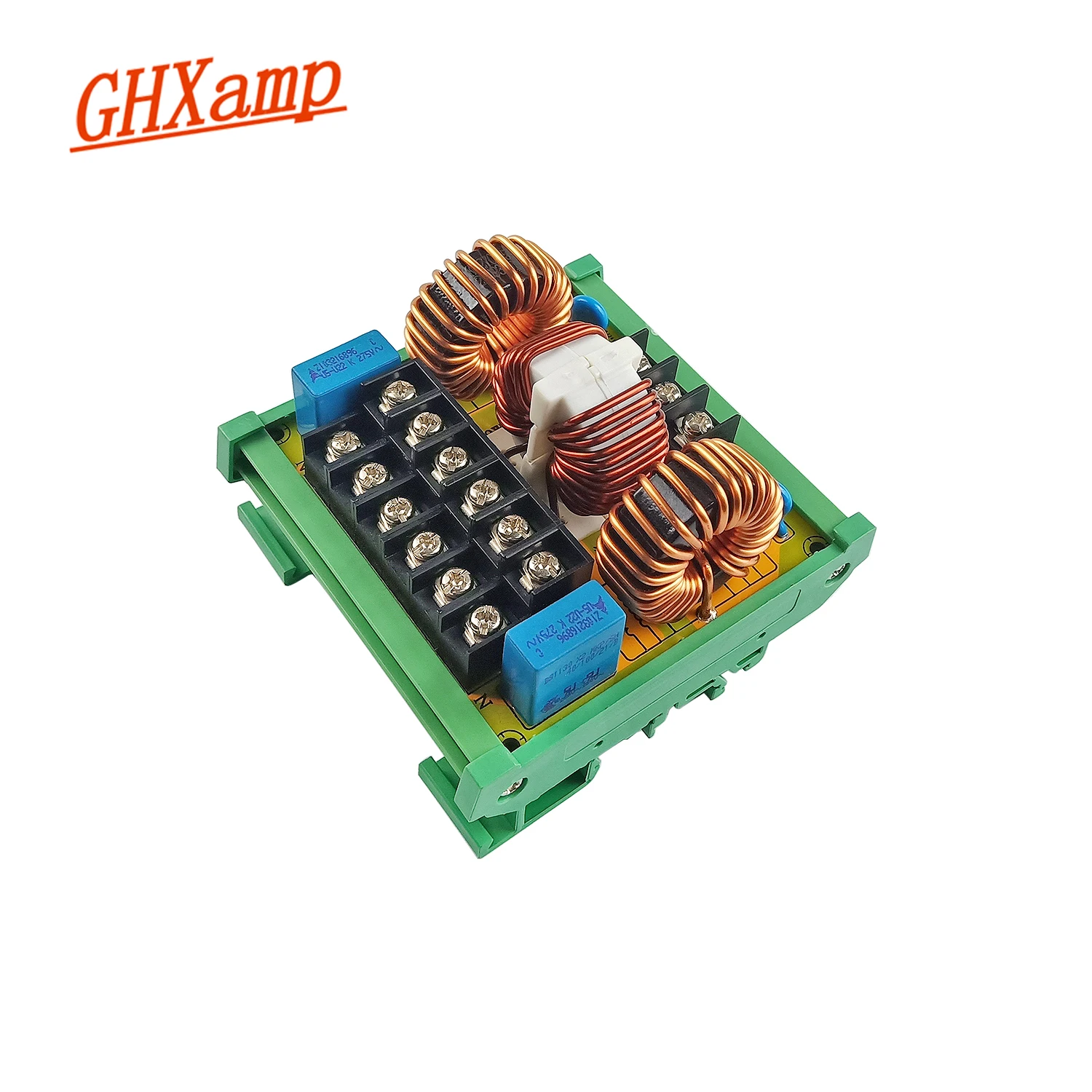 20A PLC Rail Mounted EMI Power Supply Filter Anti-interference AC Power 6 sets output for PLC industrial  security industry