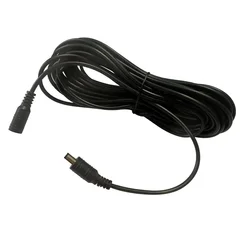 1M 2M 3M 5M 10M DC Extension Cable 2.1mm x 5.5mm Female to Male Plug Black Electric Wire for 12V Power Adapter LED Strip Cords