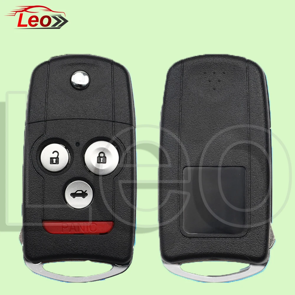 Leo N5F0602A1A/MLBHLIK-1T Chave remota flip para carro para Honda CRV ACURA MDX RDX ILX ZDX TSX TL 313,8 MHz ID: 46 CHIP