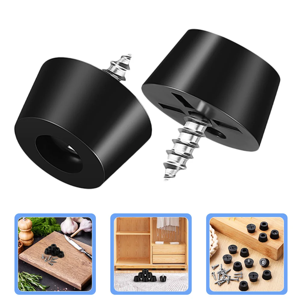 

100pcs Furniture Leveling Feet Rubber Pads Anti Skid Table Leg Levelers For Chairs Tables Cutting Board Home Office Furniture
