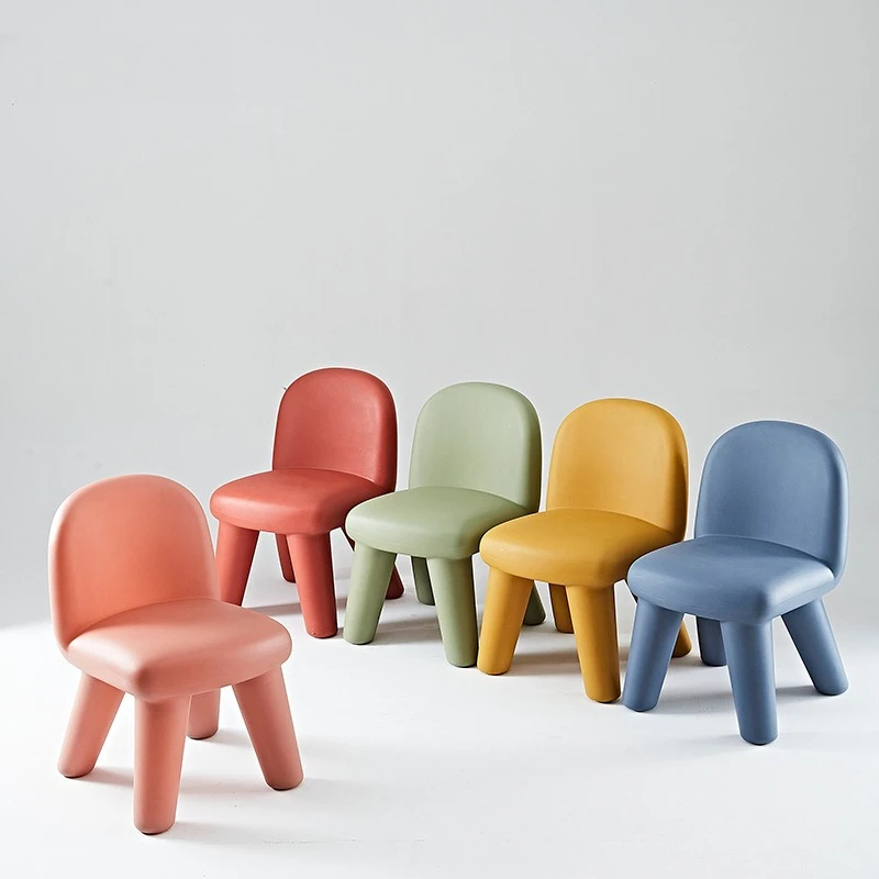 Internet celebrity plastic dining chair designer backrest chair simple outdoor leisure chair milk tea shop stool