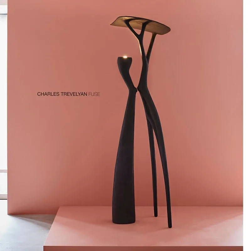 Nordic postmodern creative personalized resin floor lamp humanoid branch floor lamp