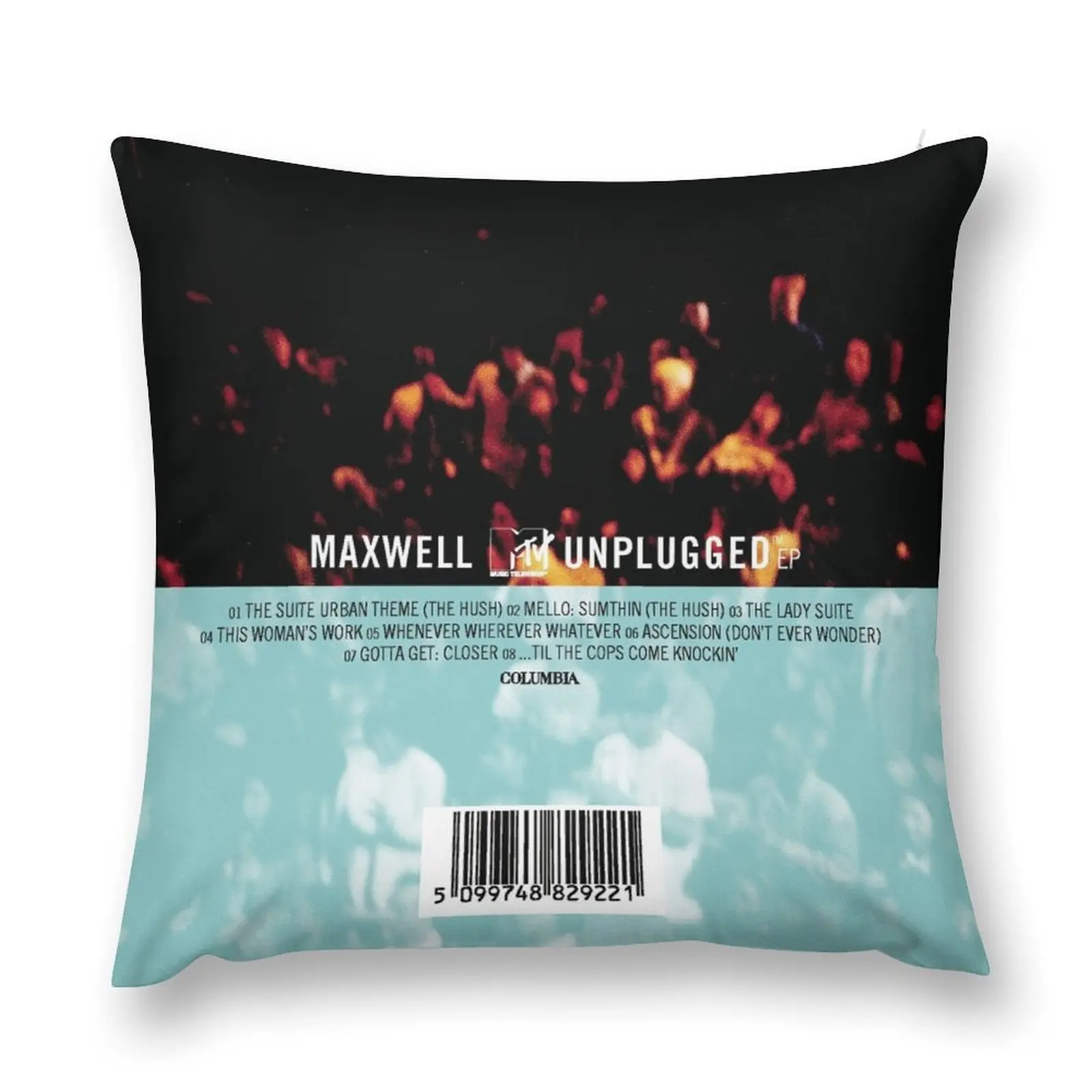 Maxwell mtv unplugged Throw Pillow Decorative Cushions Ornamental Pillow Anime pillow