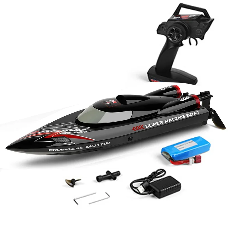 RC Boat 2.4G 55KM/H High Speed Racing boat Watercraft Remote Control Speedboat electronic RC Ship Toys For Adult Boys